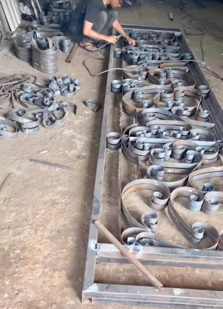 pagar besi tempa bengkel las al hadid mubarok